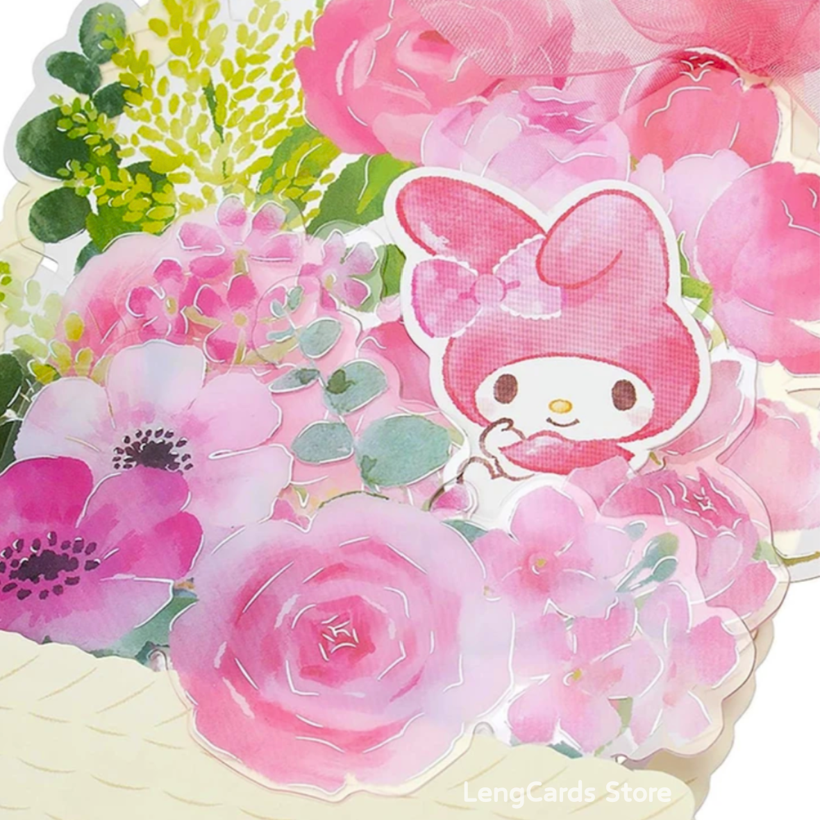 My Melody 立體花籃萬用卡