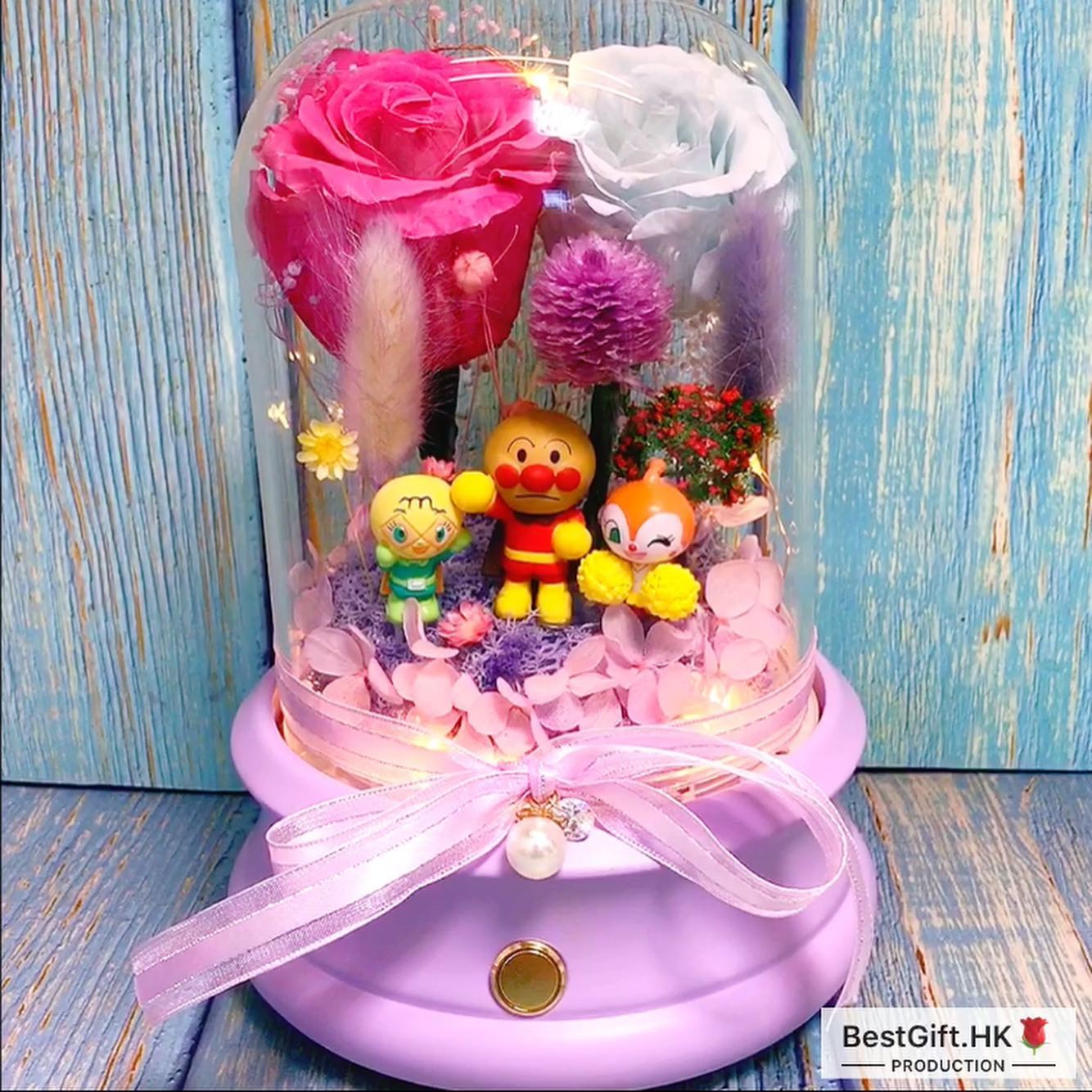 Anpanman Preserved Rose Flower - No Brainer Zone