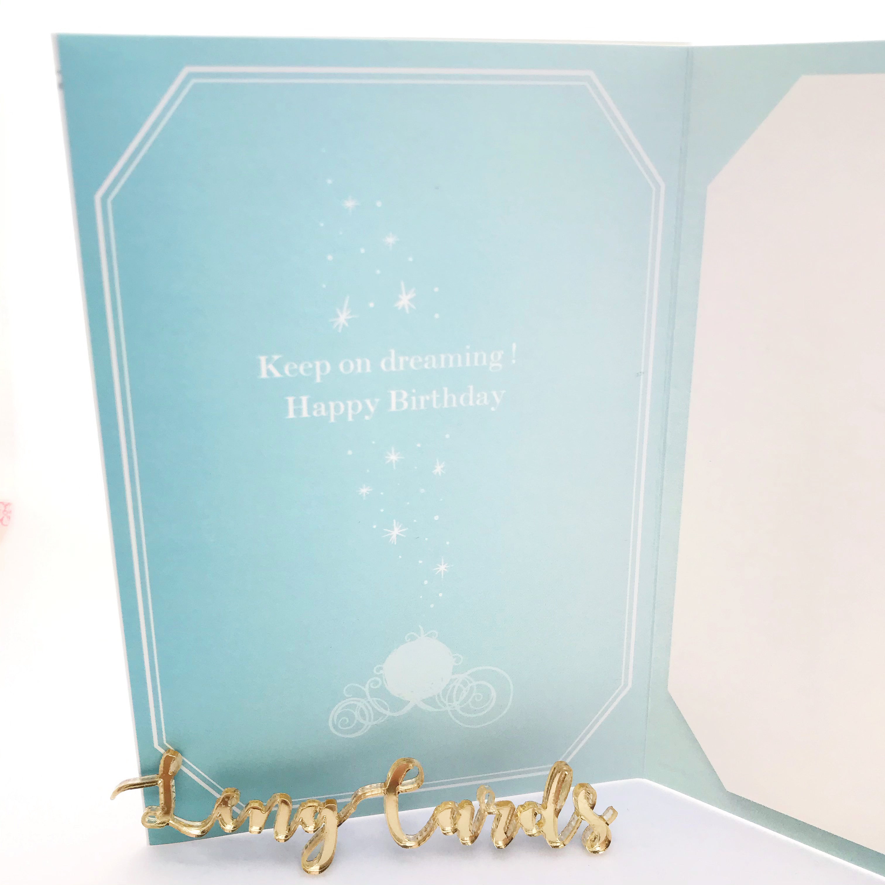 Disney Cinderella Sparkle Dress Birthday Card - No Brainer Zone