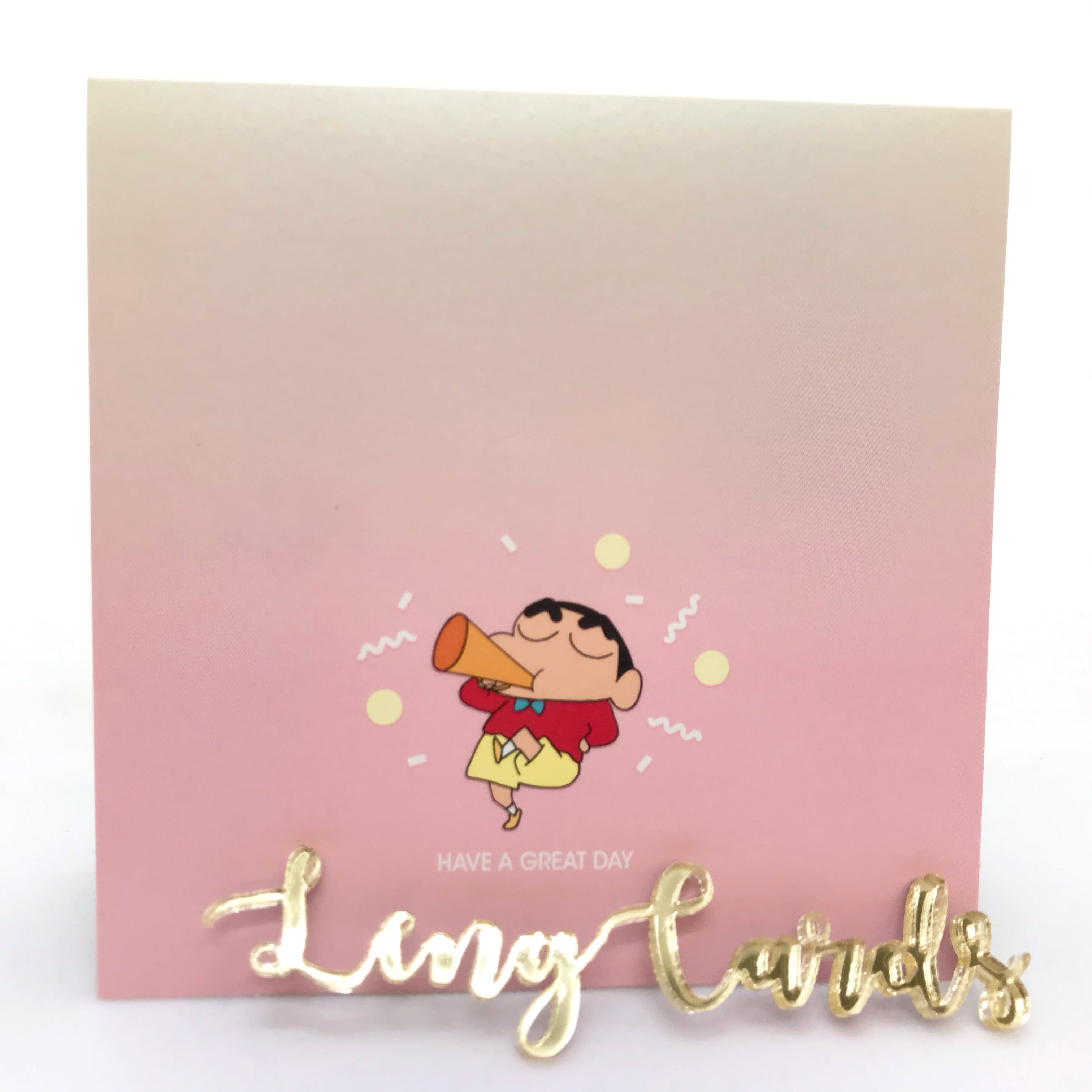 Crayon Shin Chan Congratulation Card - No Brainer Zone