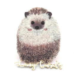 Hedgehog Card - No Brainer Zone