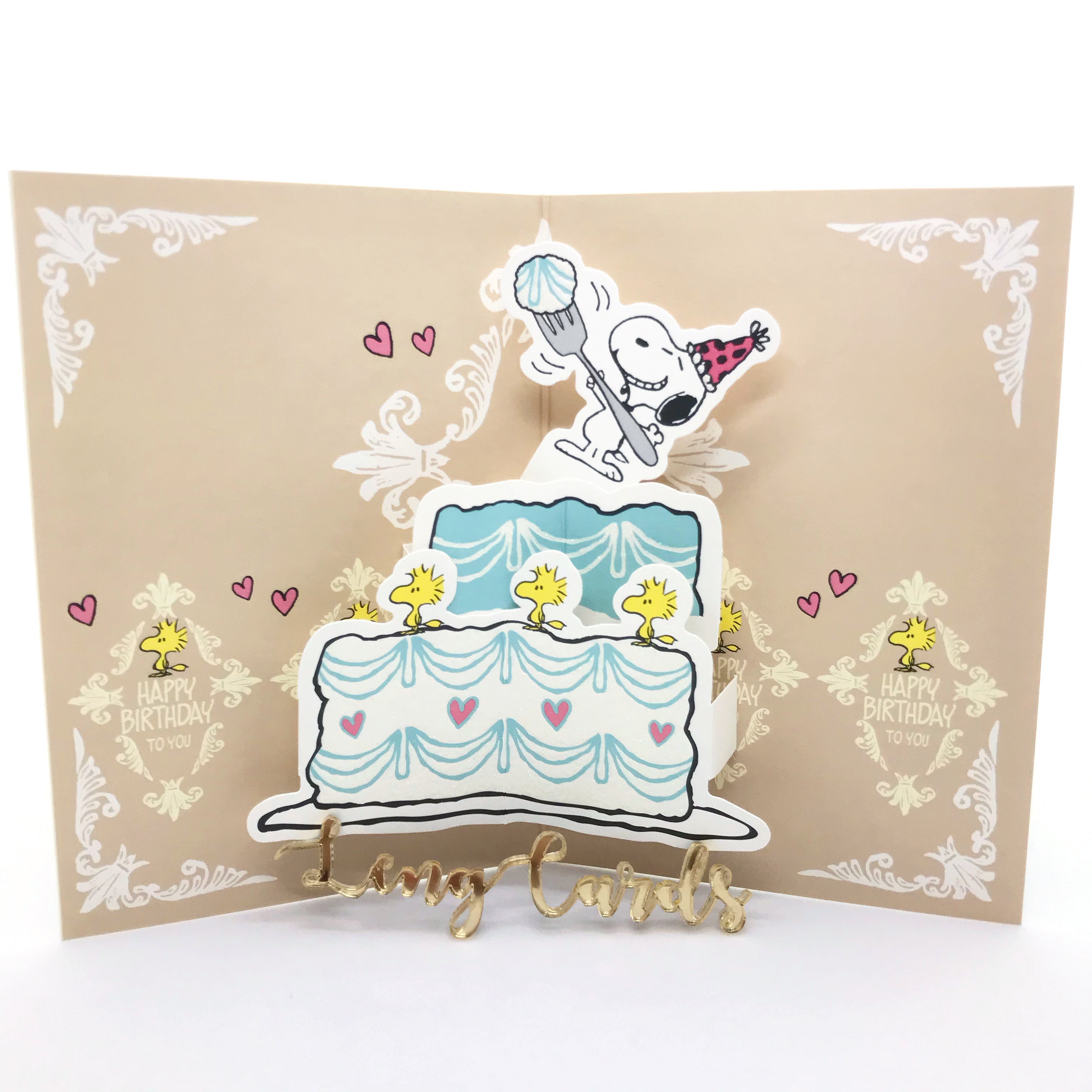 Snoopy Blue Birthday Card - No Brainer Zone