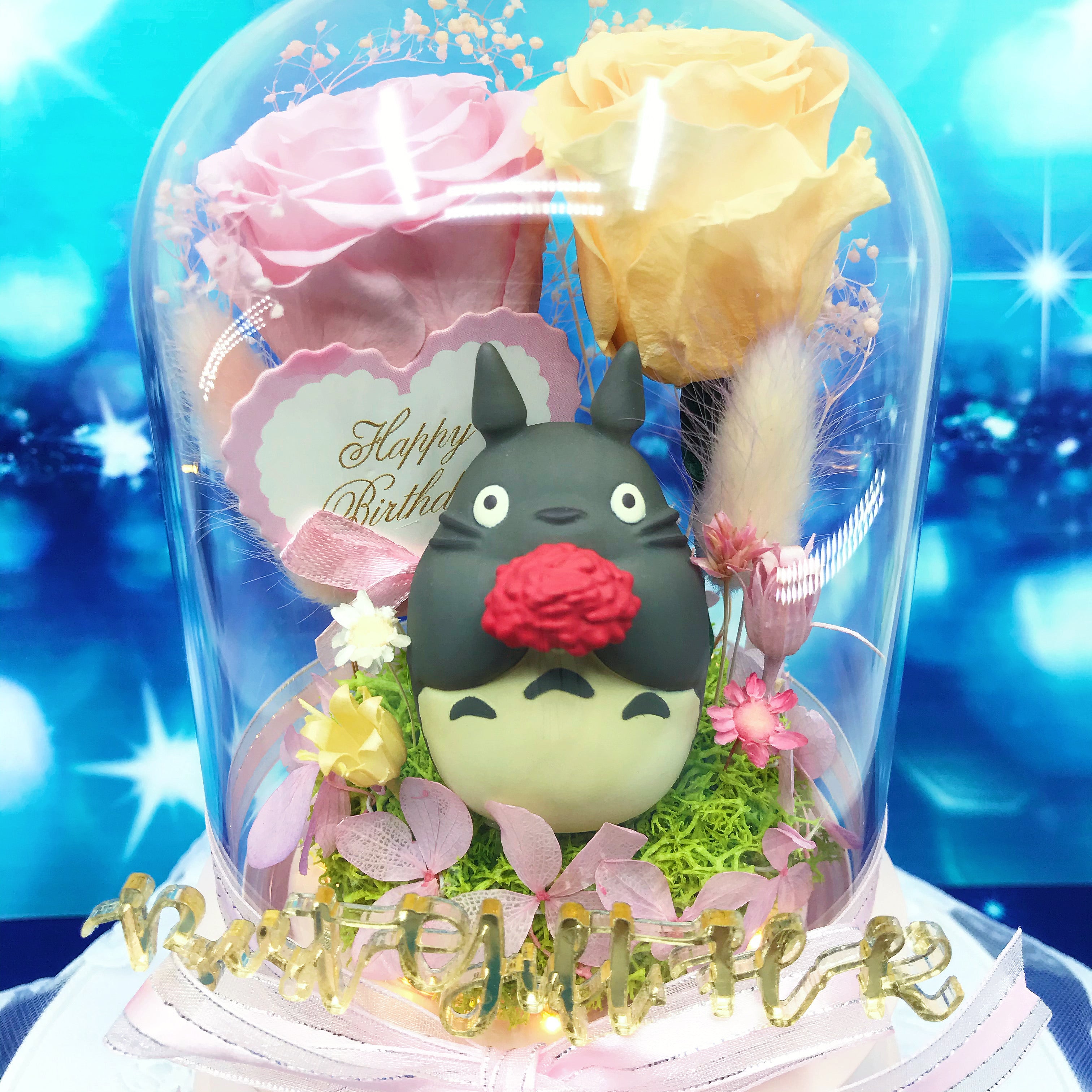 Japan Totoro Preserved Rose Flower - No Brainer Zone