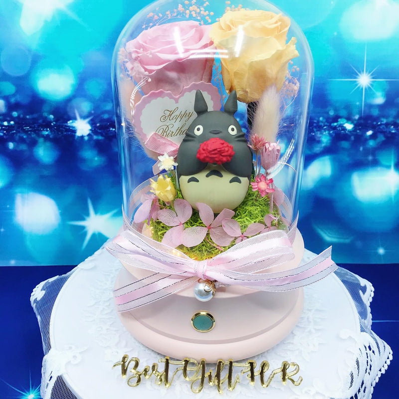 Japan Totoro Preserved Rose Flower - No Brainer Zone