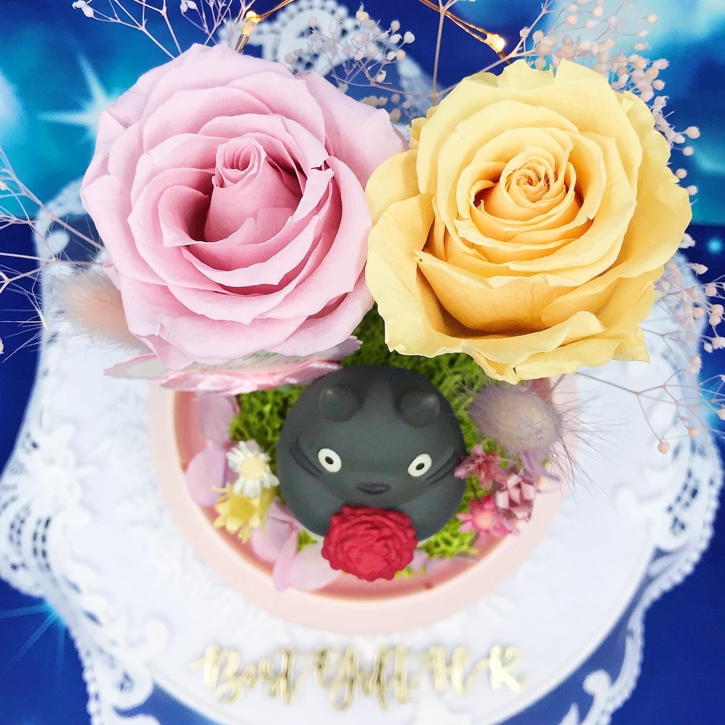 Japan Totoro Preserved Rose Flower - No Brainer Zone