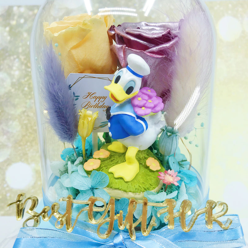 Disney Donald Duck Preserved Rose Flower - No Brainer Zone