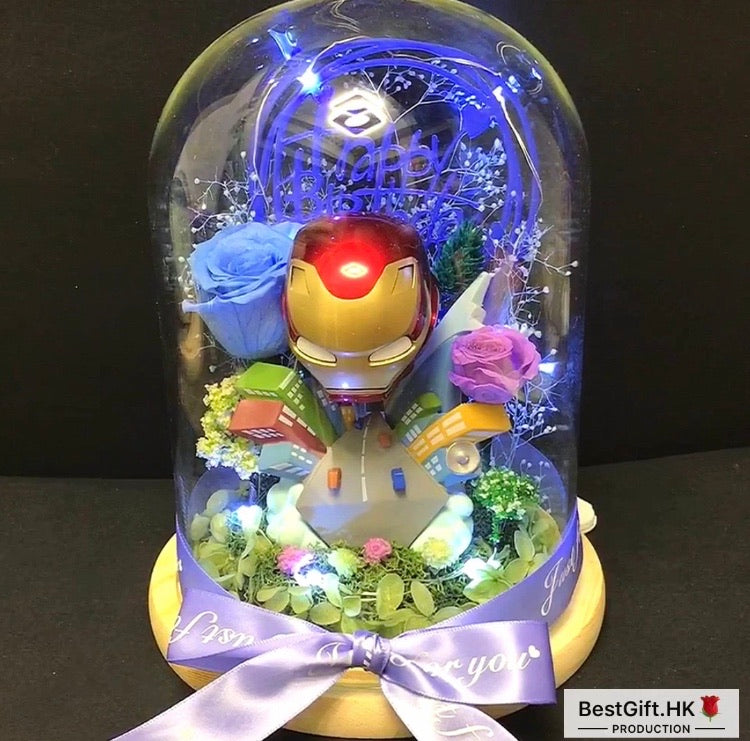 IronMan Preserved Rose Flower(light) - No Brainer Zone