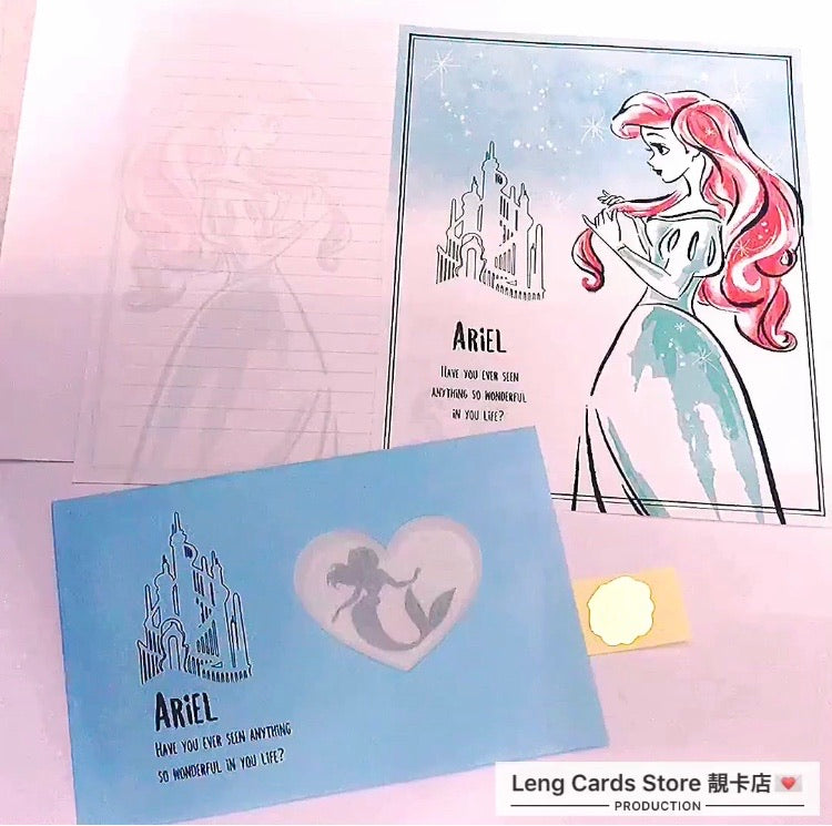 Mermaid letter with envelop - No Brainer Zone