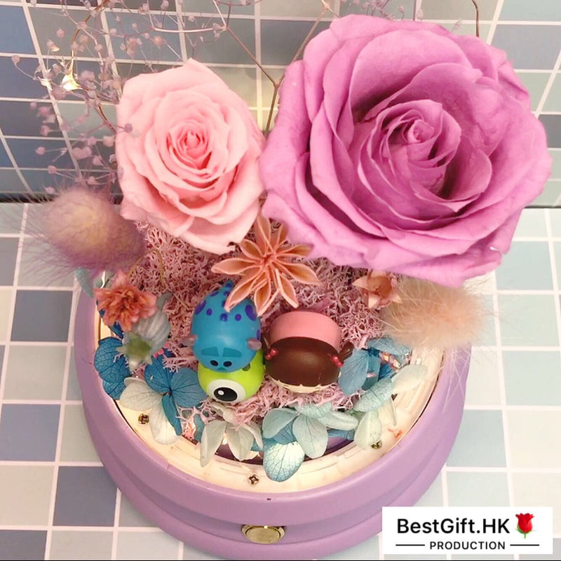 TsumTsum Monster University Preserved Rose Flower - No Brainer Zone