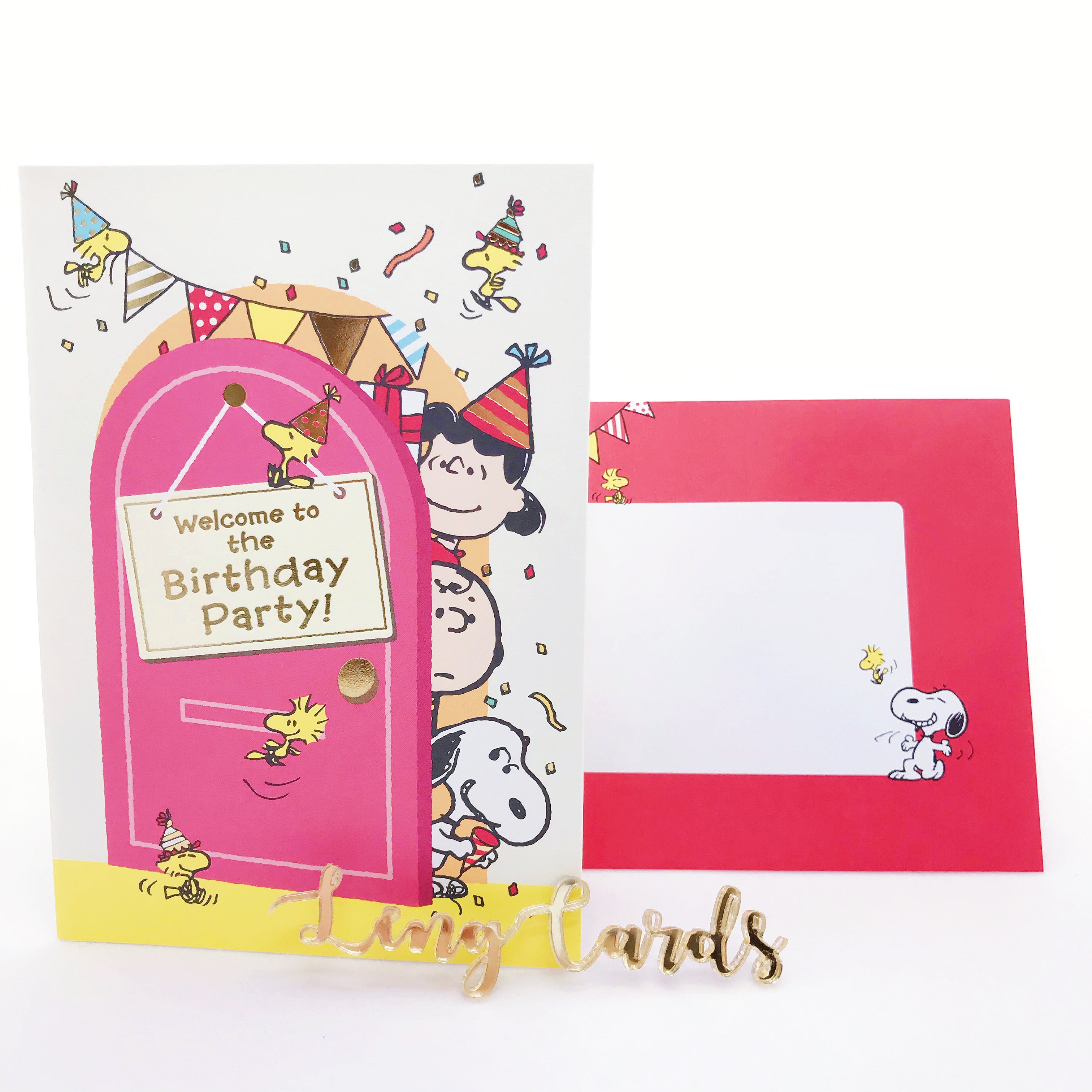 Snoopy Birthday Cake Card - No Brainer Zone