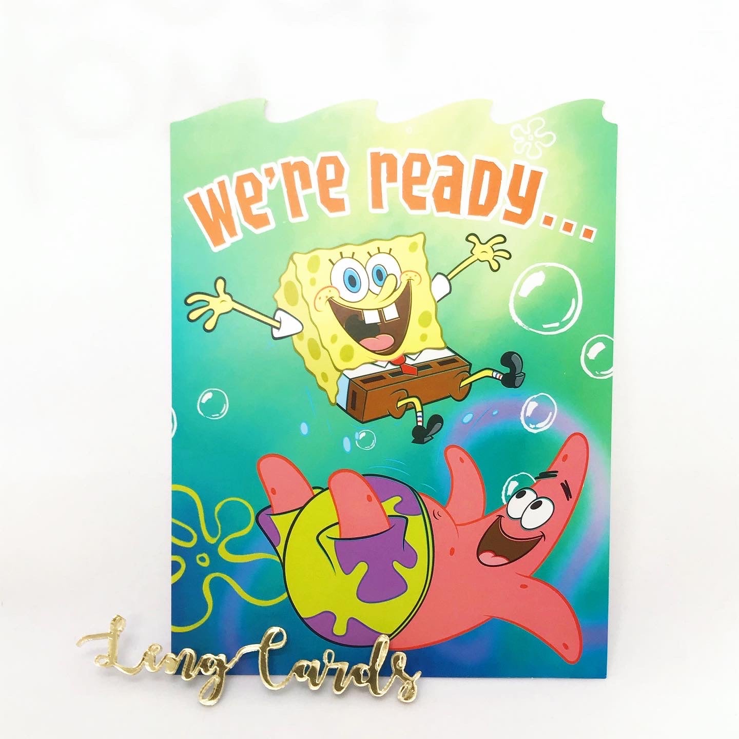 Disney Sponge Bob Birthday Card - No Brainer Zone