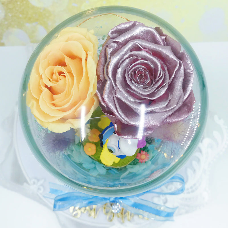 Disney Donald Duck Preserved Rose Flower - No Brainer Zone