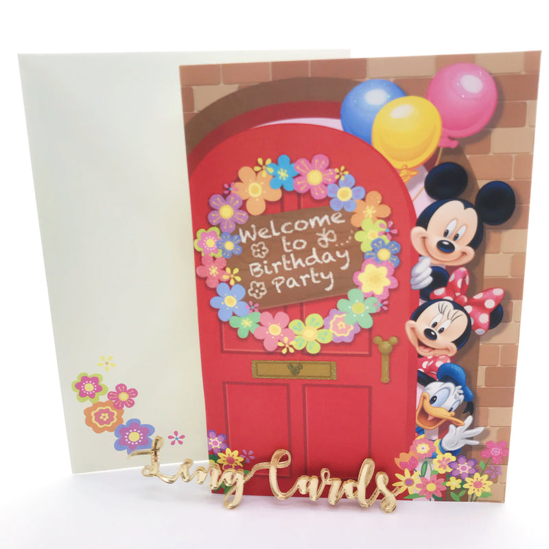 Disney Flower Birthday Card - No Brainer Zone