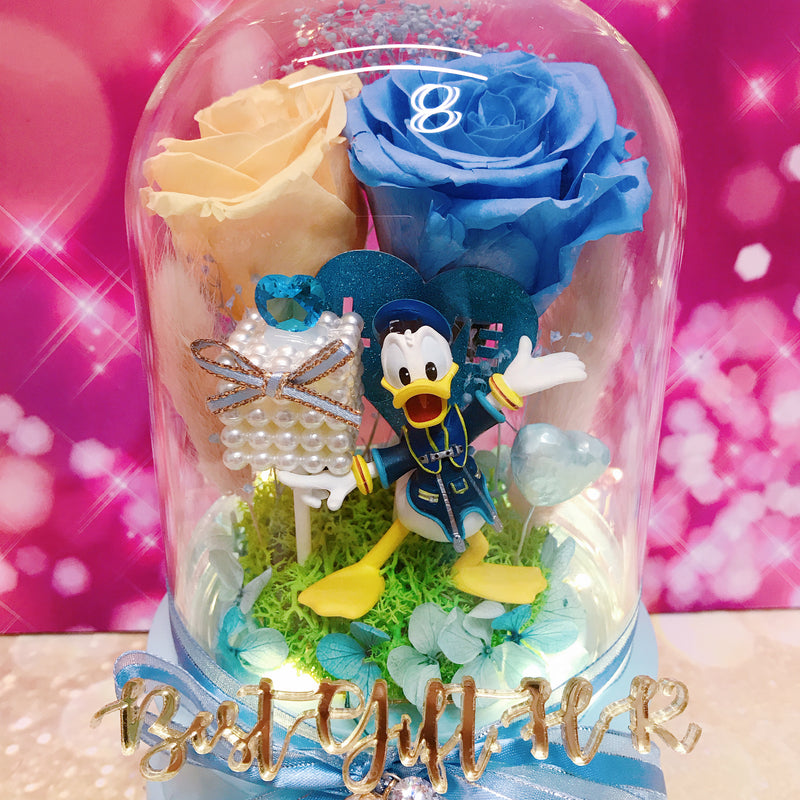 Disney Donald Duck Preserved Rose Flower - No Brainer Zone