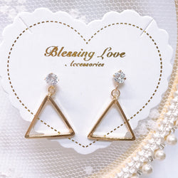 Stylish Triangle Earrings - No Brainer Zone