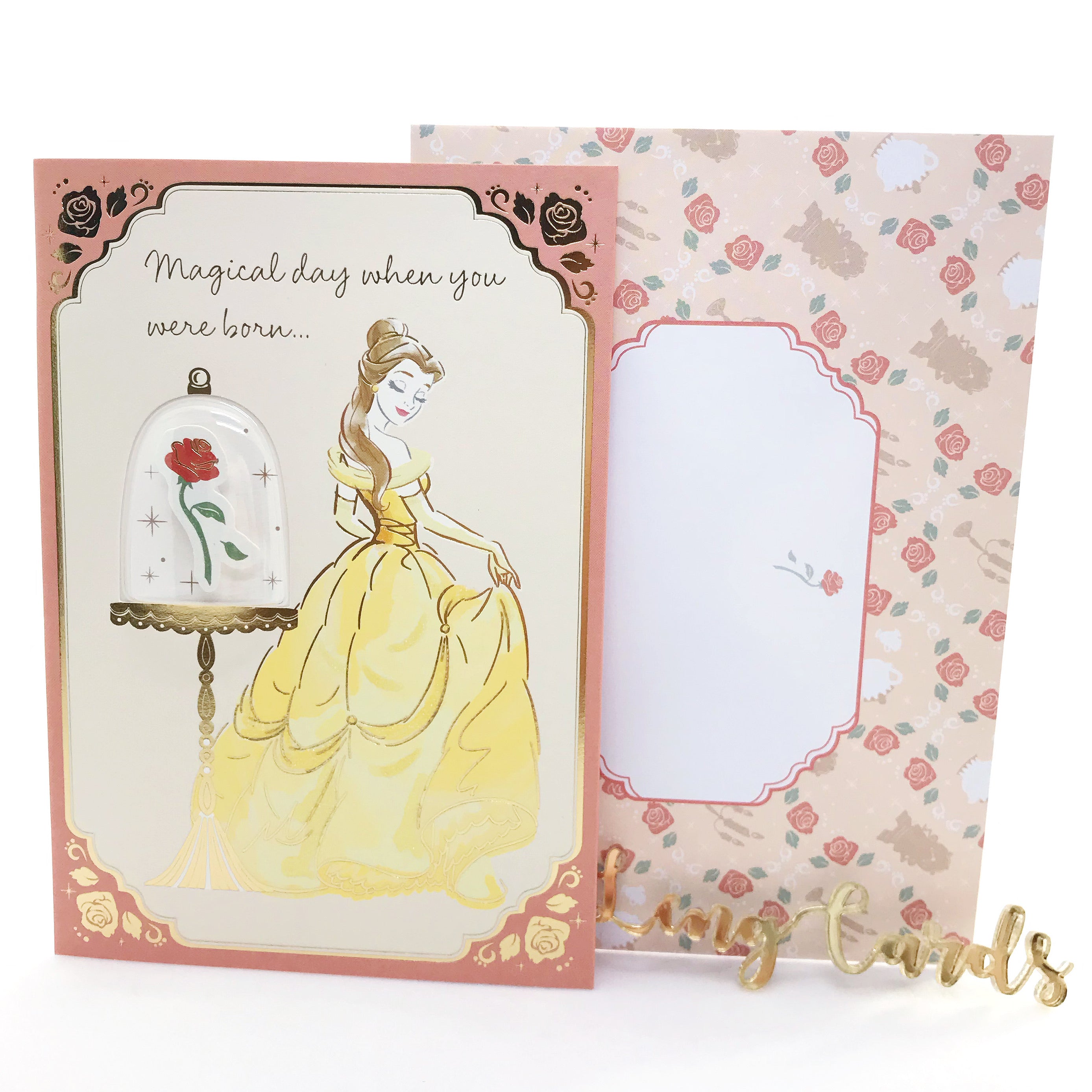 Disney Belle Beauty Birthday Card - No Brainer Zone