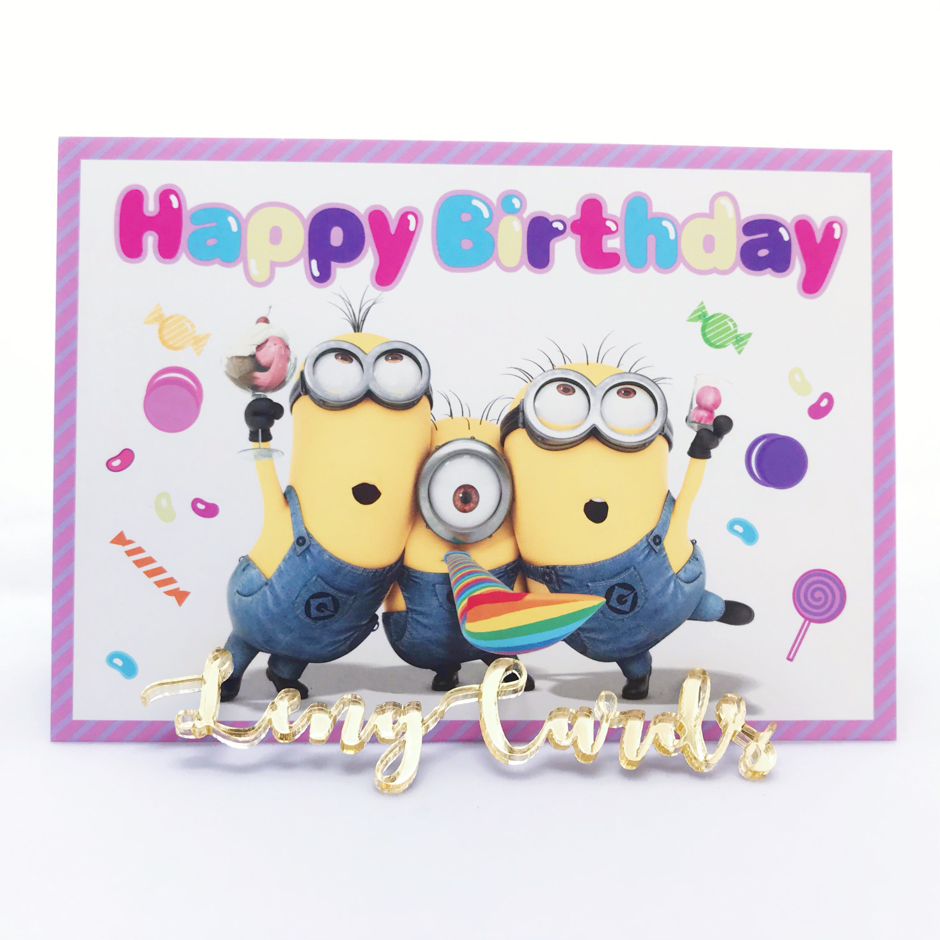 迪士尼Minions立體生日卡