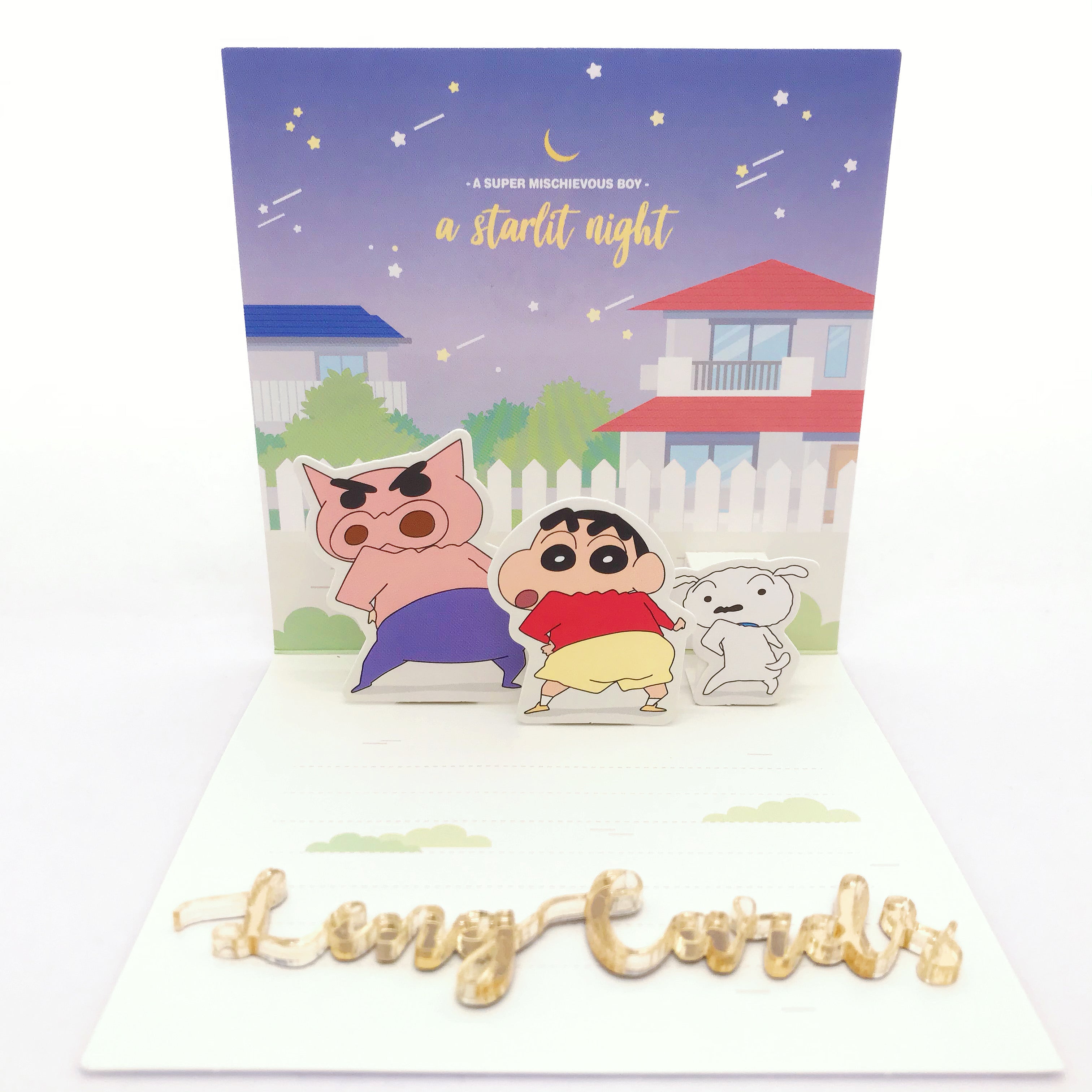 Crayon Shin Chan & Buriburi Zaemon Birthday Card - No Brainer Zone