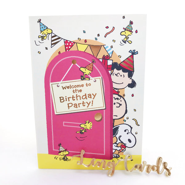 Snoopy Birthday Cake Card - No Brainer Zone