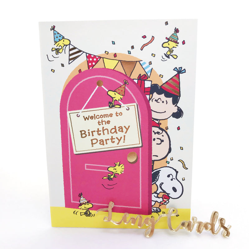 Snoopy Birthday Cake Card - No Brainer Zone