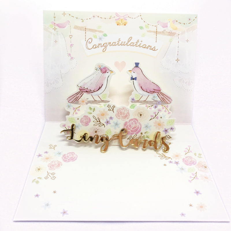 Happy Wedding Bird Card