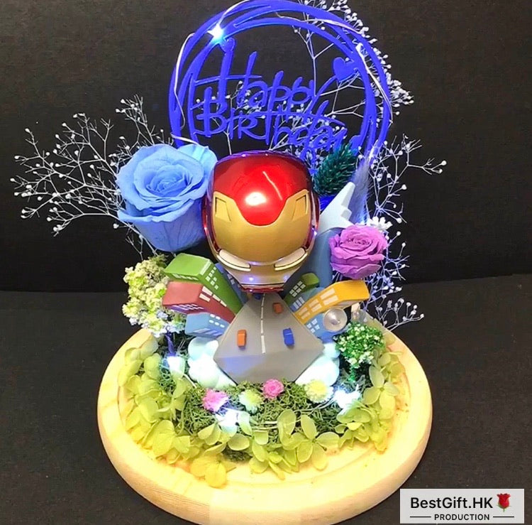 IronMan Preserved Rose Flower(light) - No Brainer Zone