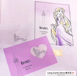 Rapunzel letter with envelop - No Brainer Zone