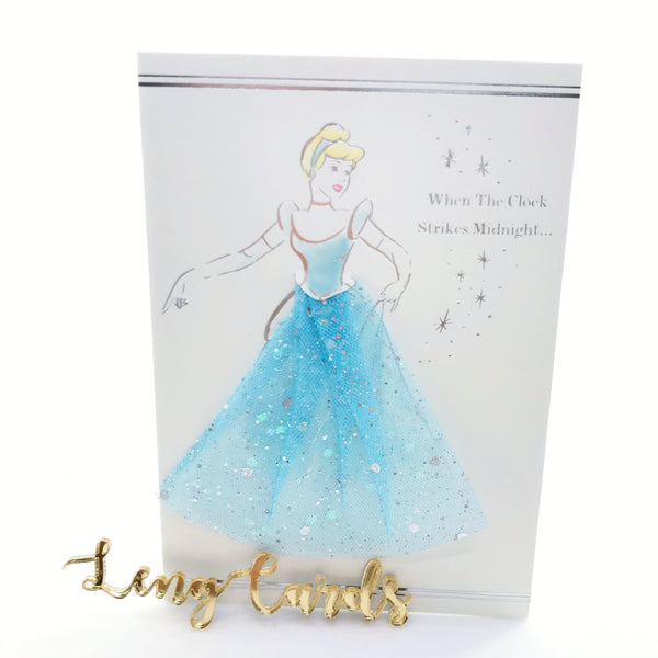 Disney Cinderella Sparkle Dress Birthday Card - No Brainer Zone