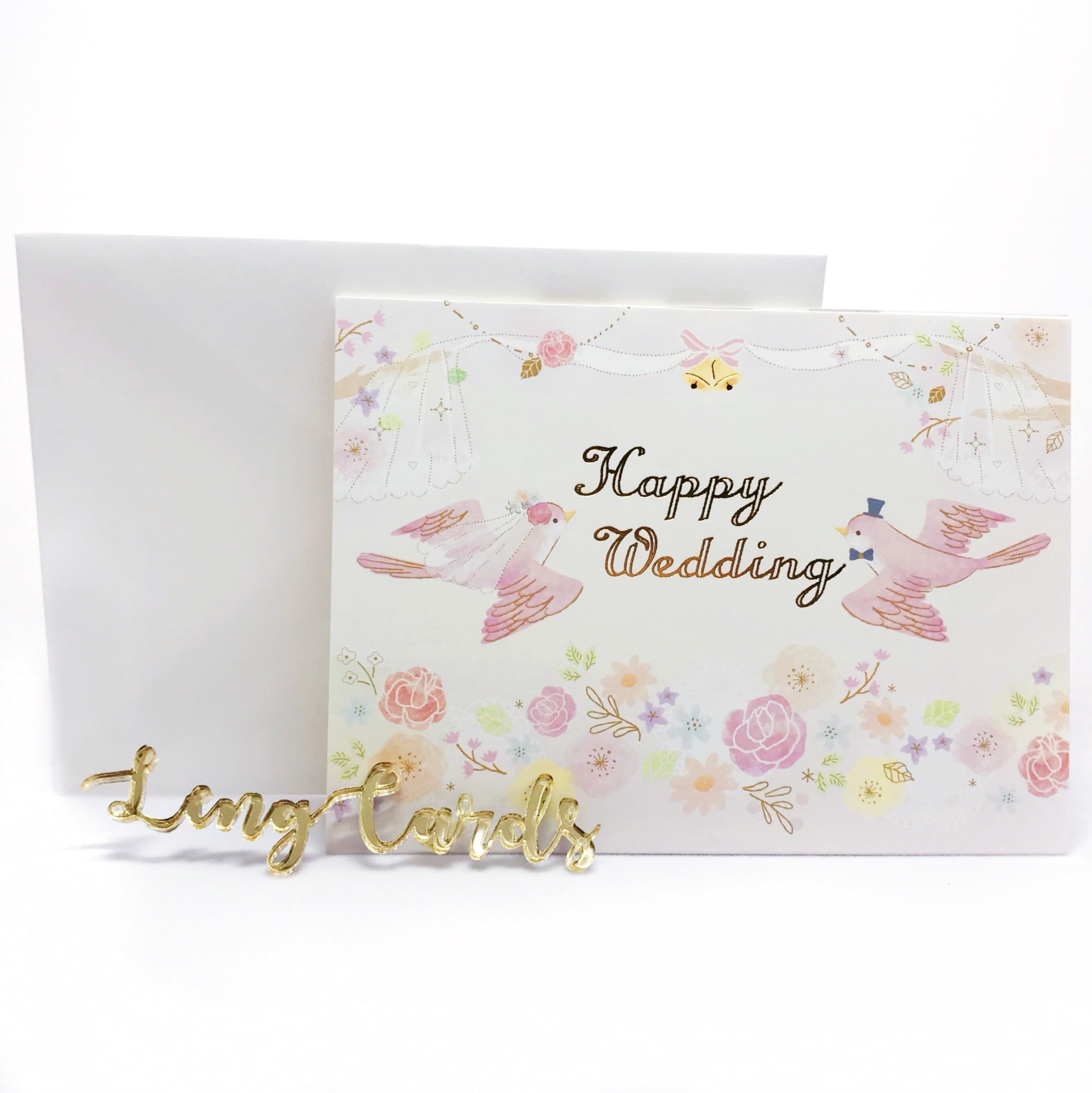 Happy Wedding Bird Card