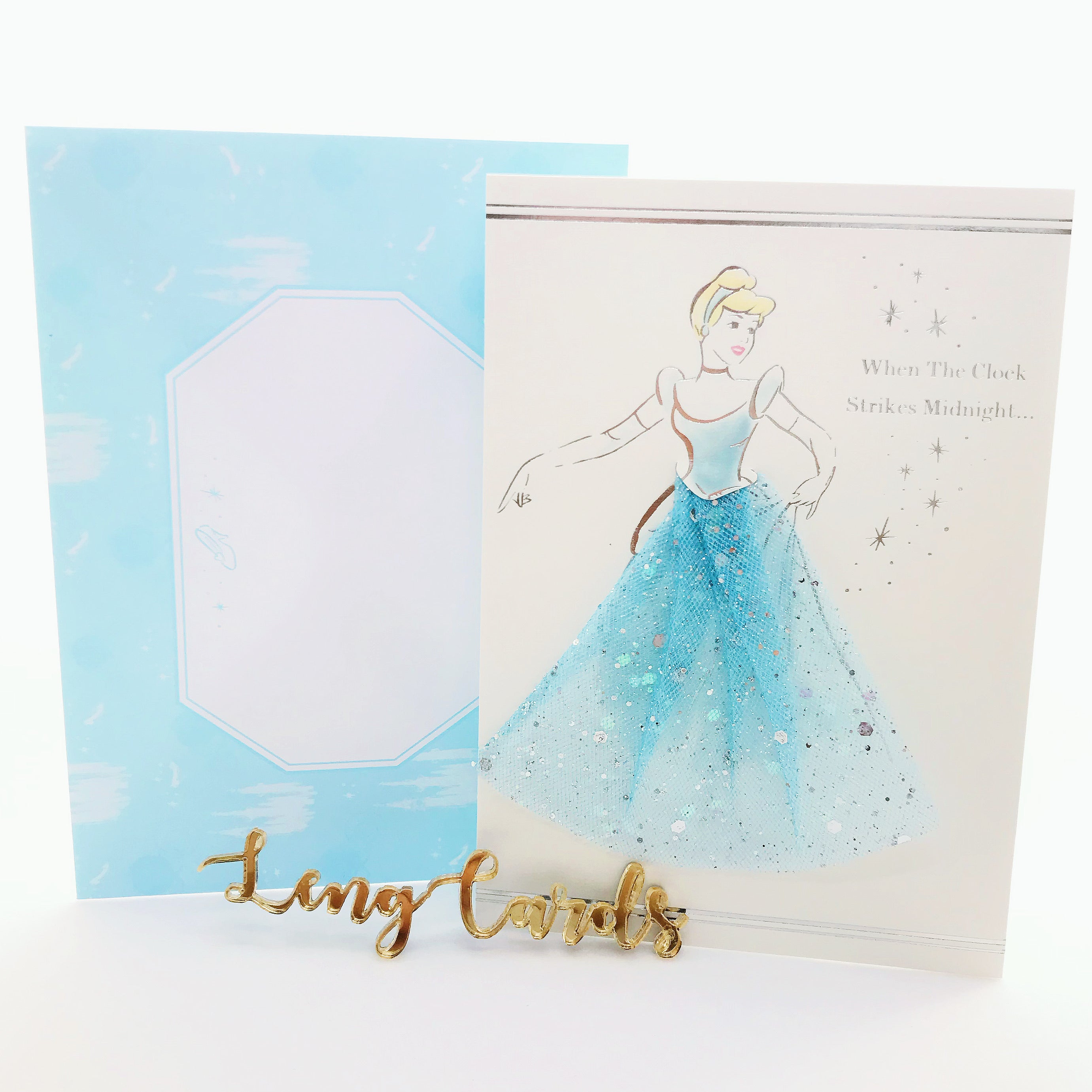 Disney Cinderella Sparkle Dress Birthday Card - No Brainer Zone