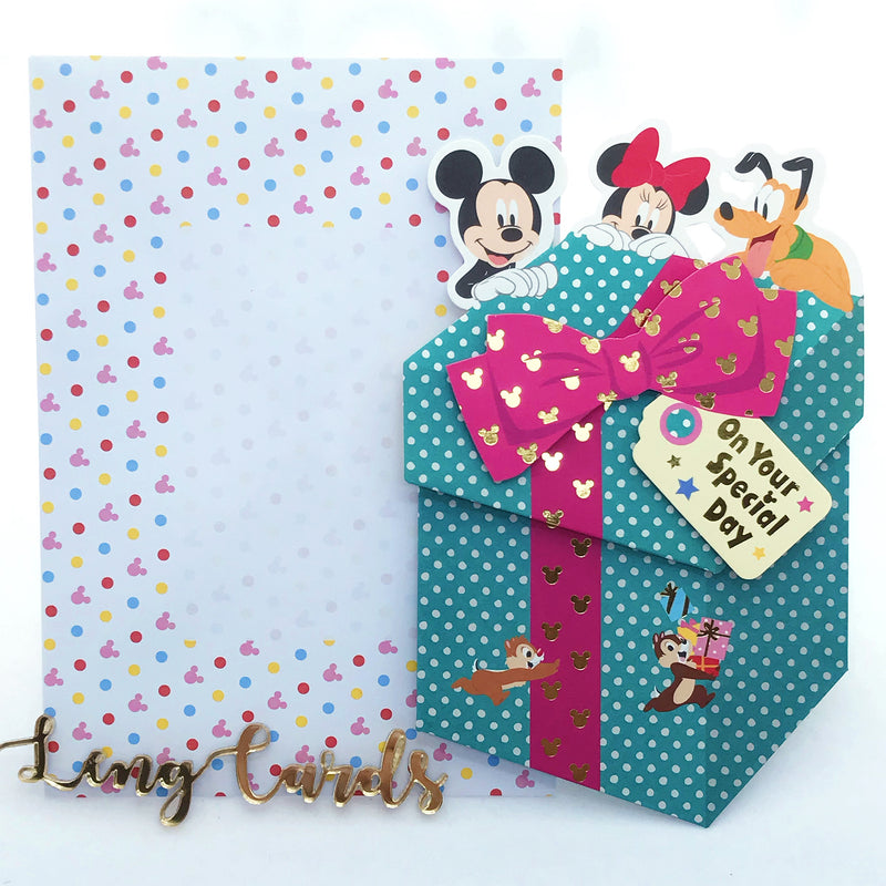 Disney Gift-Box Birthday Card - No Brainer Zone